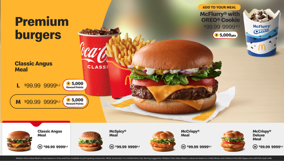 McDonald's Digital Menu Boards project